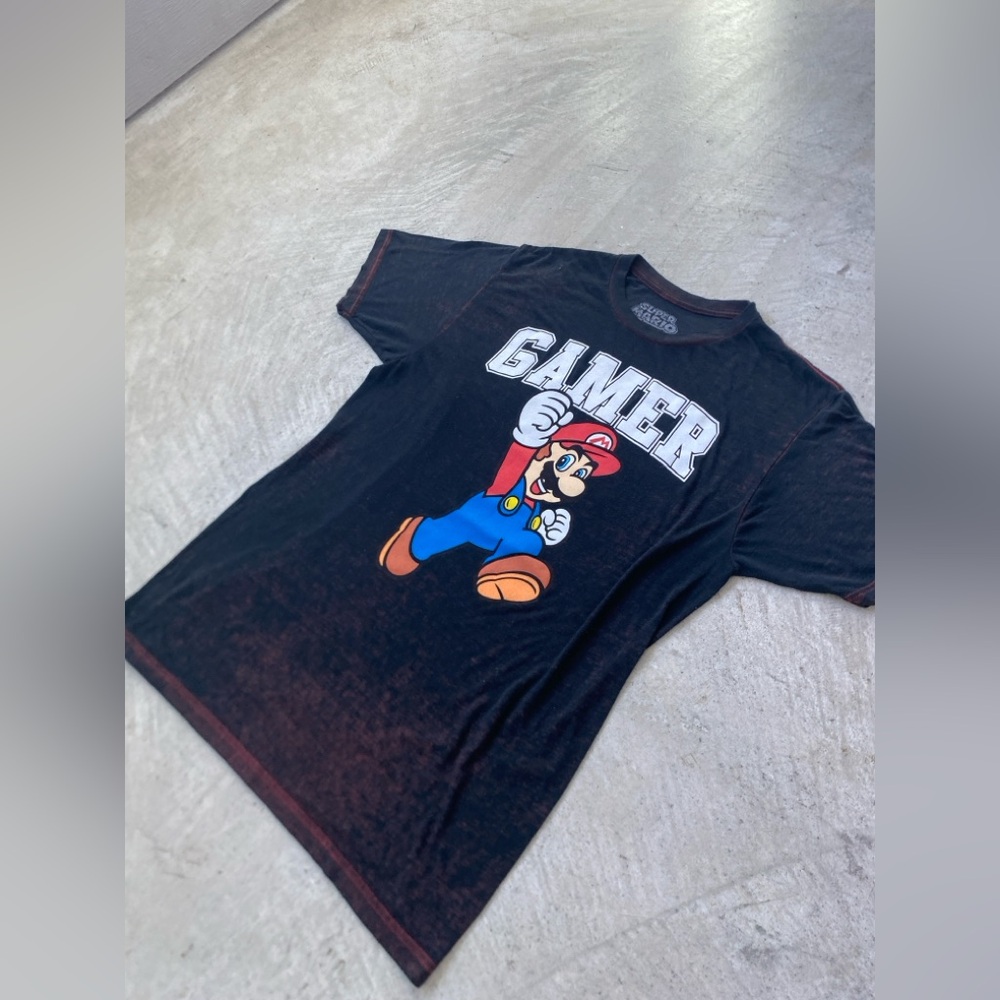 Super Mario Gamer Logo TShirt